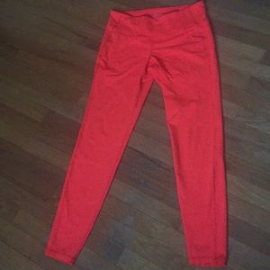 NEON ORANGE WORKOUT LEGGINGS